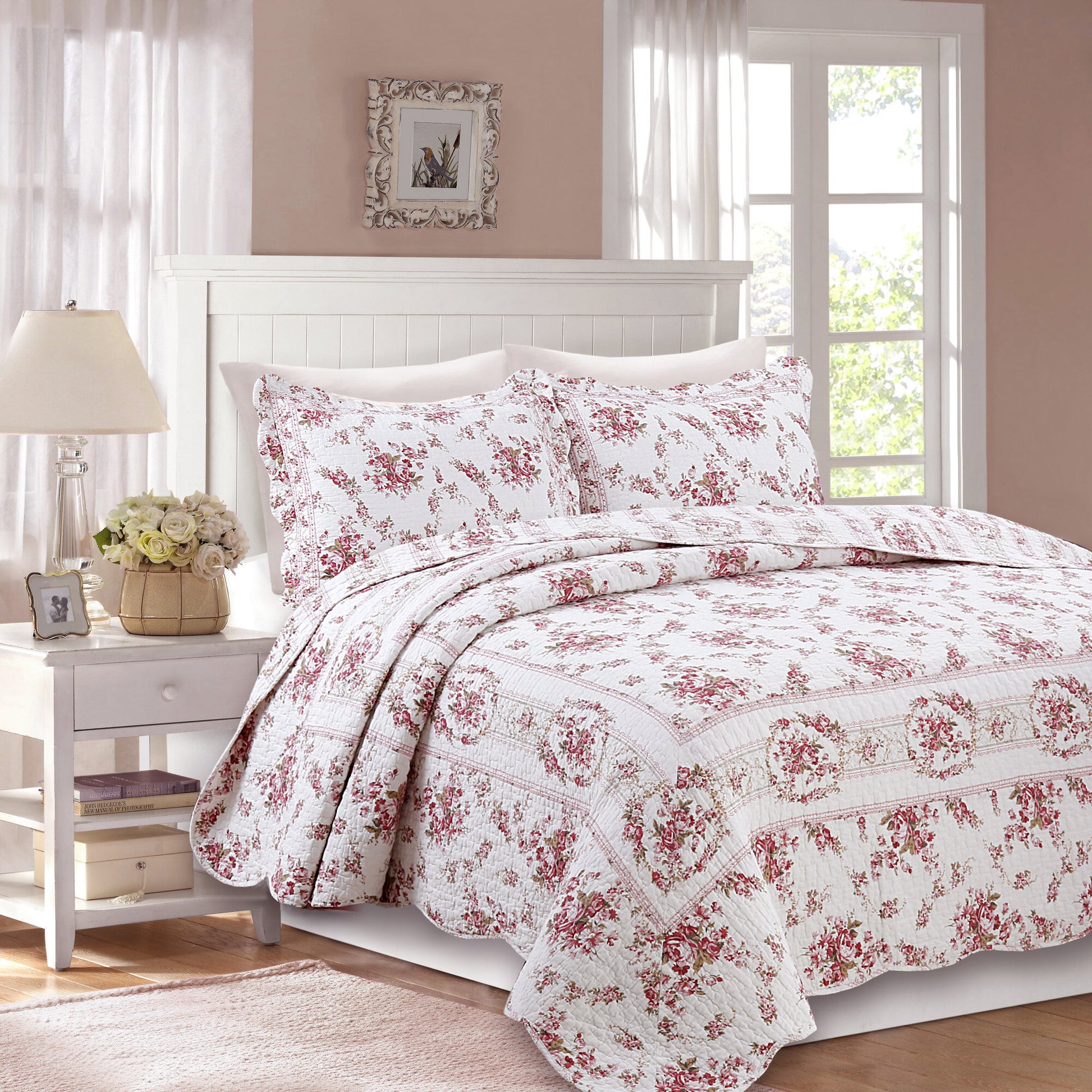 Vintage Floral Quilts, Vintage Floral Bedspreads