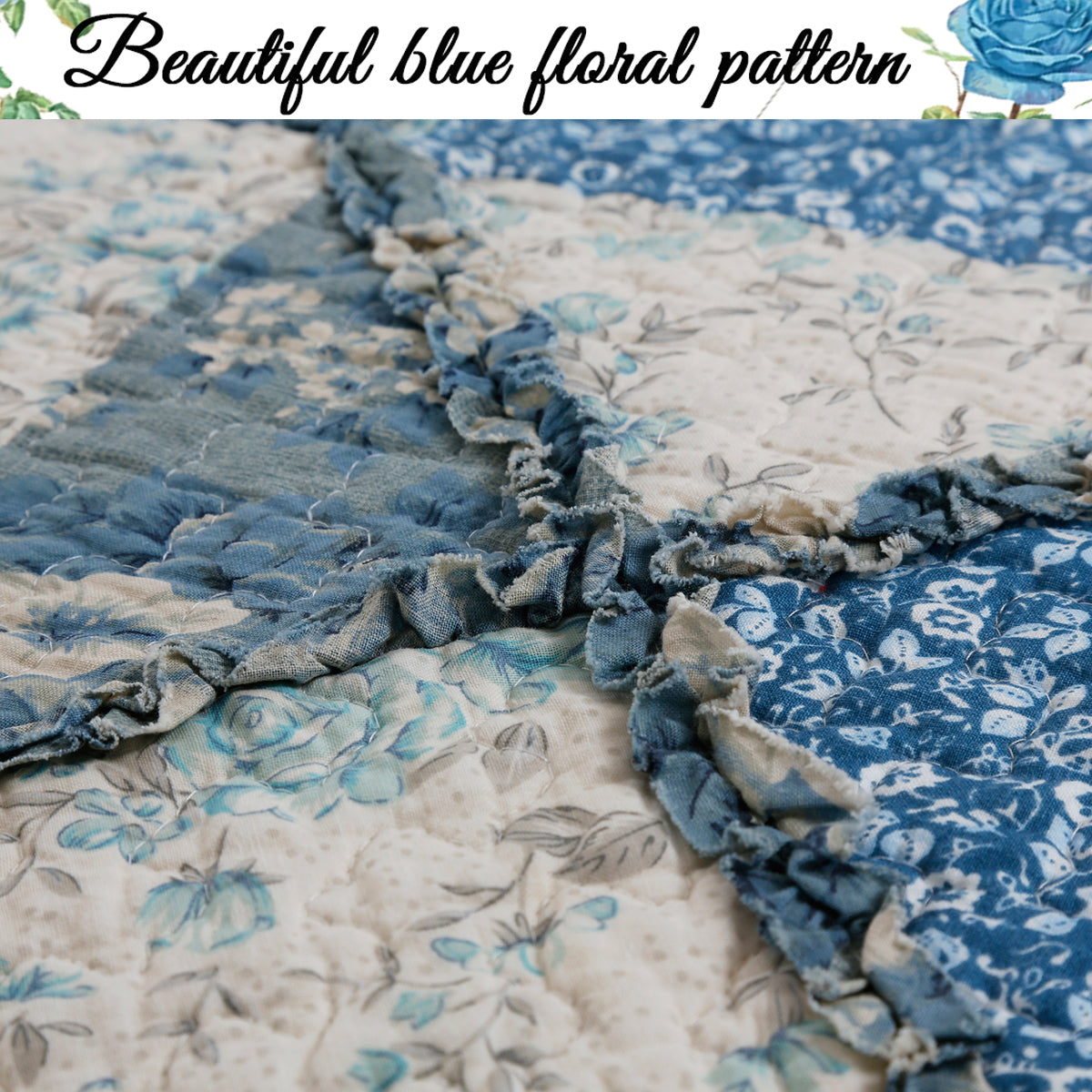 Scalloped Ruffle sold Quilt