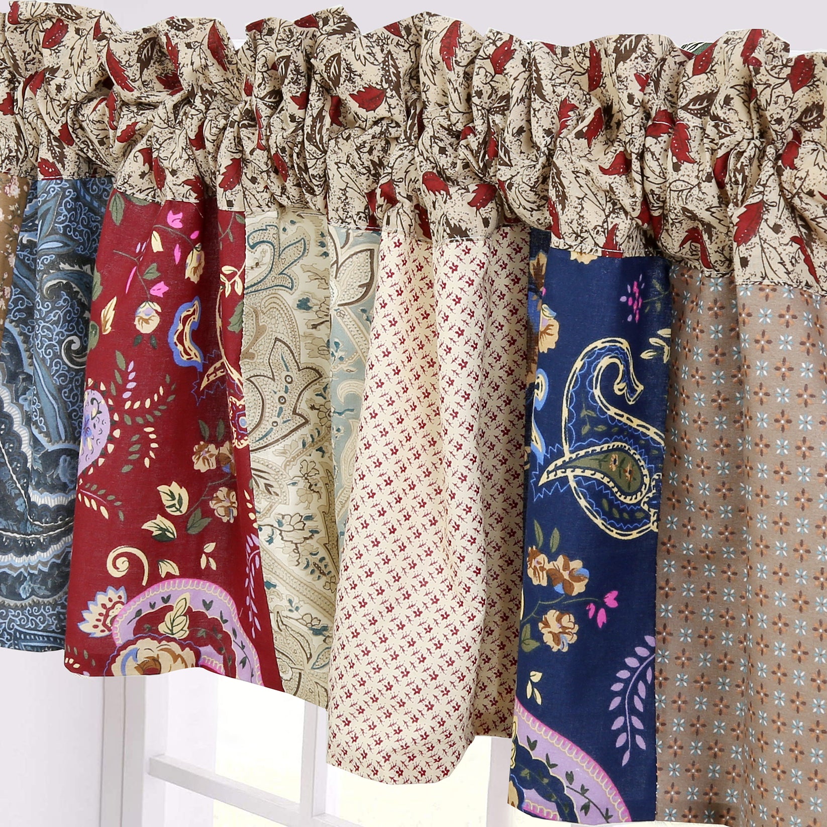 Hyler Sanders Floral Paisley Real Patchwork 3 Piece Cotton Reversible Cozy Line Home Fashions