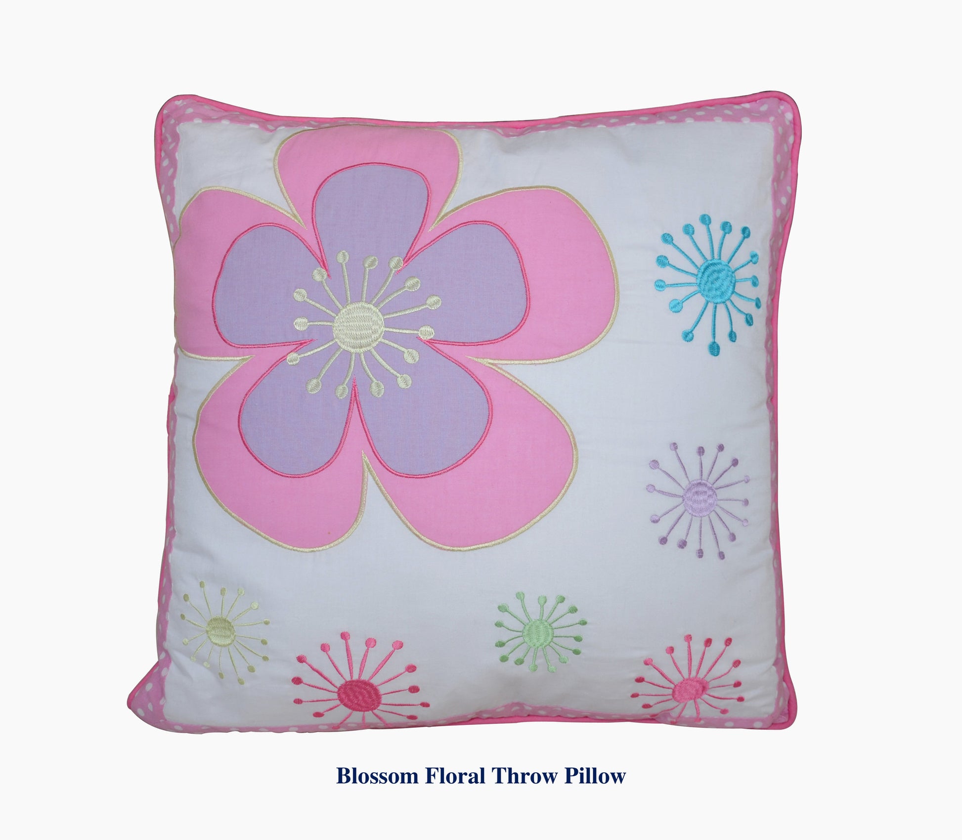 Blossom Floral Pink Purple Stripe Print Cotton Reversible Quilt Beddin –  Cozy Line Home Fashions
