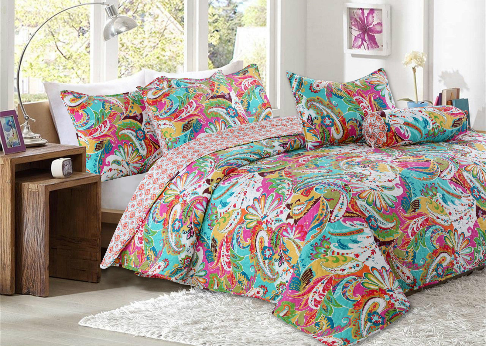 3 Pc SERENDIPITY orders KIDS Hayley Reversible Quilt Full