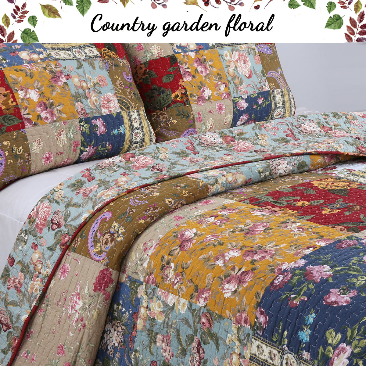 Flower Garden Country Quilt 2024